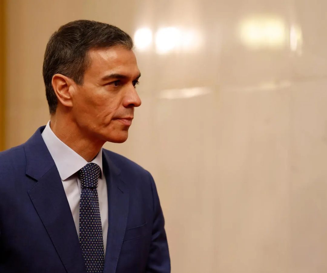 El presidente del Gobierno español, Pedro Sánchez, durante su último viaje a China.Haruna Furuhashi / AP