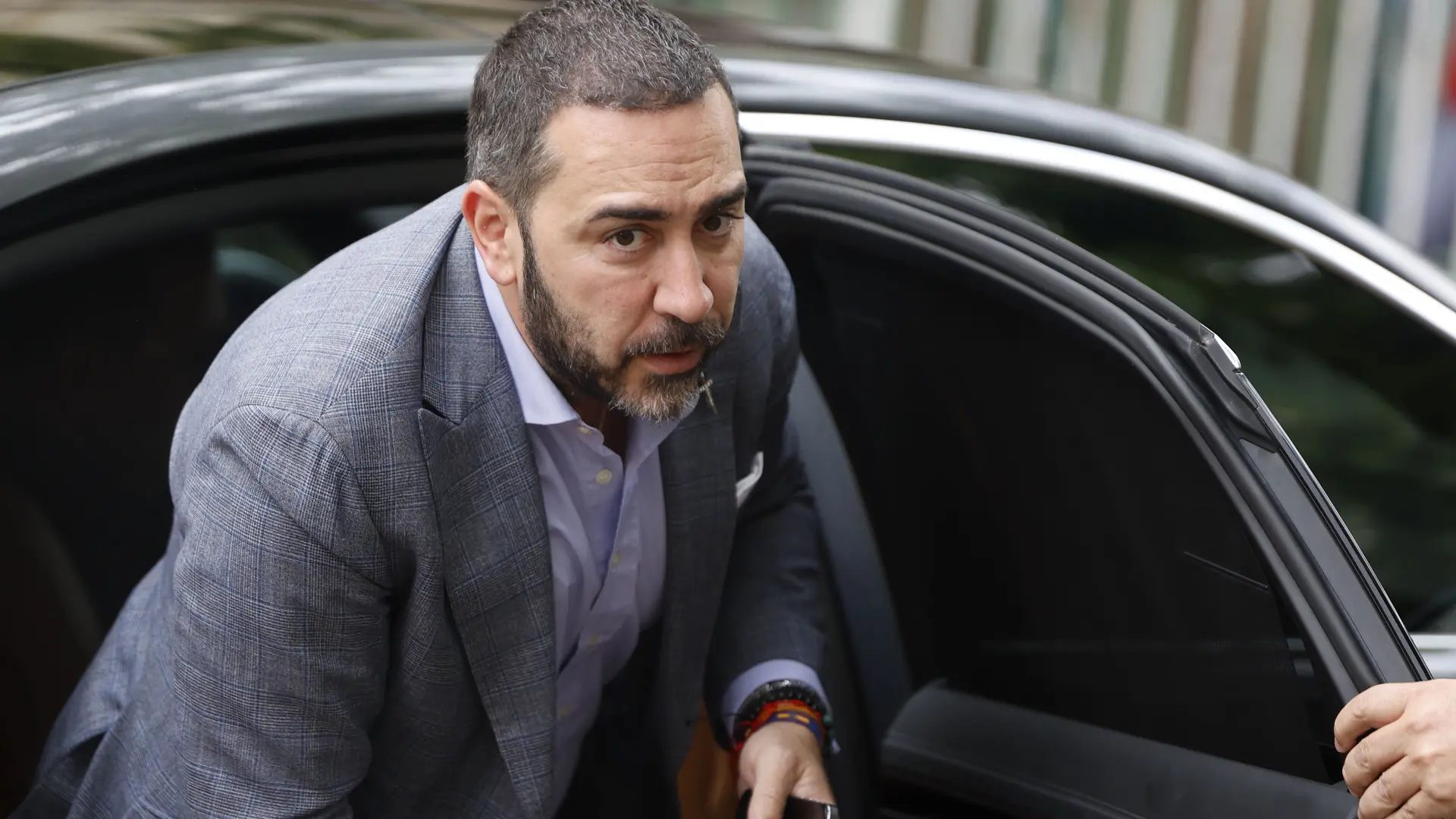 Víctor de Aldama a su llegada al Tribunal Supremo en Madrid, el pasado lunesJavier Lizón