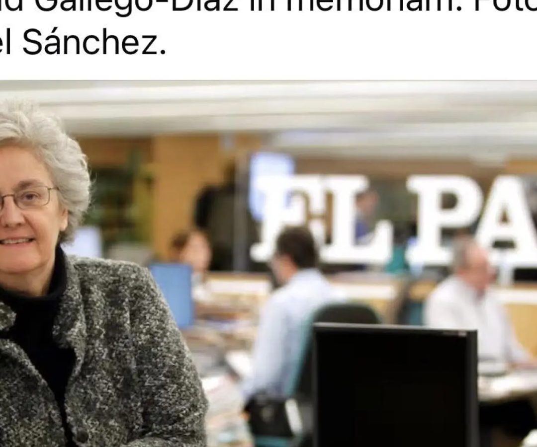 Sol Gallego-Díaz, primera mujer directora de El País, ha fallecido a los 75 añosSamuel Sánchez
