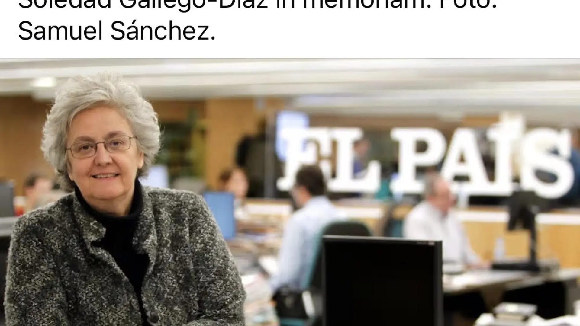 Sol Gallego-Díaz, primera mujer directora de El País, ha fallecido a los 75 añosSamuel Sánchez