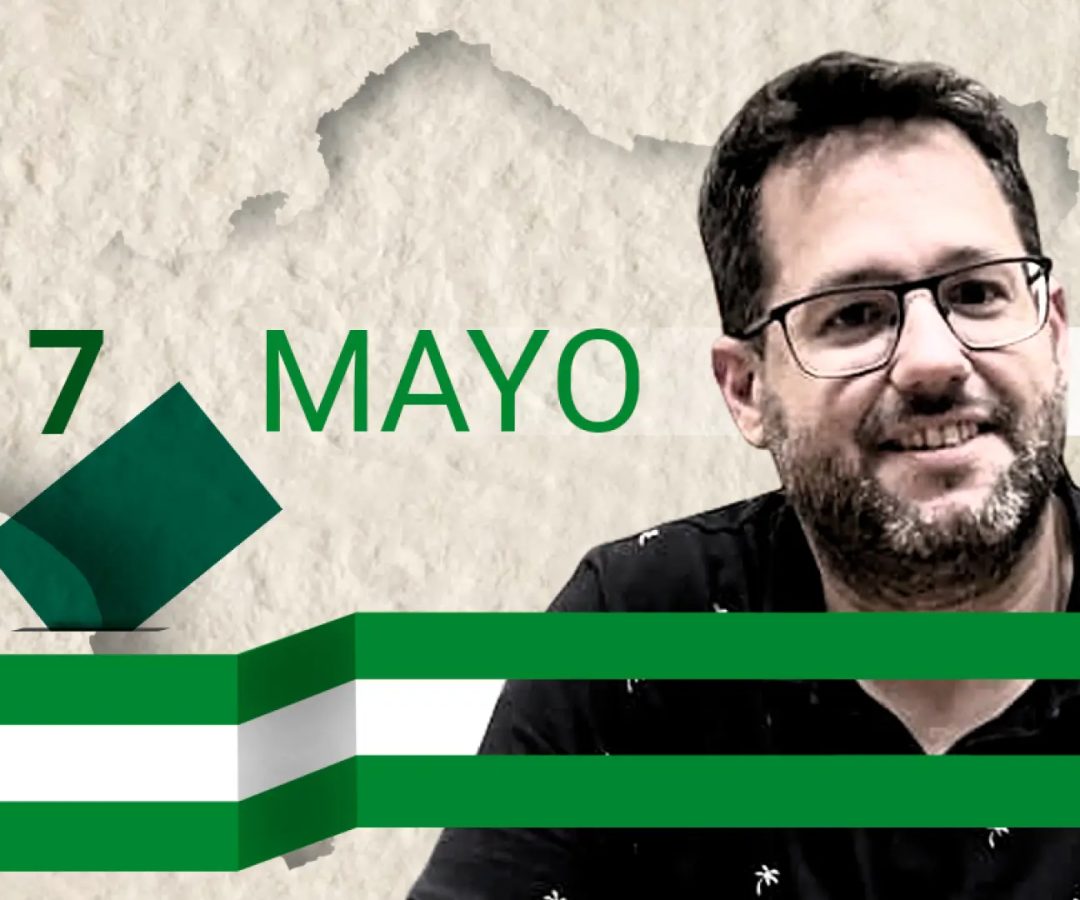 José Ignacio García, candidato de Adelante Andalucía en las elecciones autonómicas del 17 de mayo.20minutos