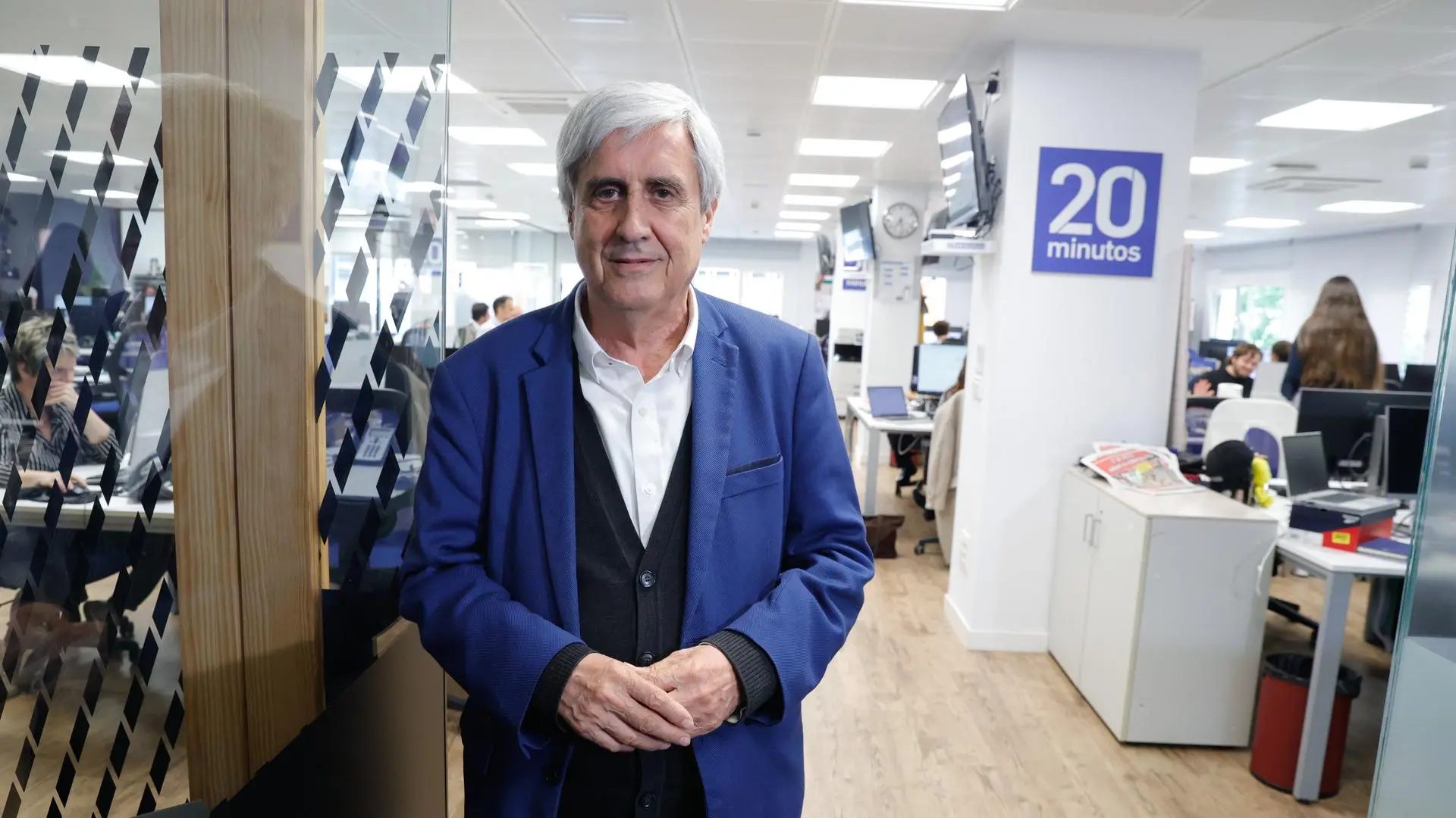 Badiola, durante la entrevistaSergio García Carrasco