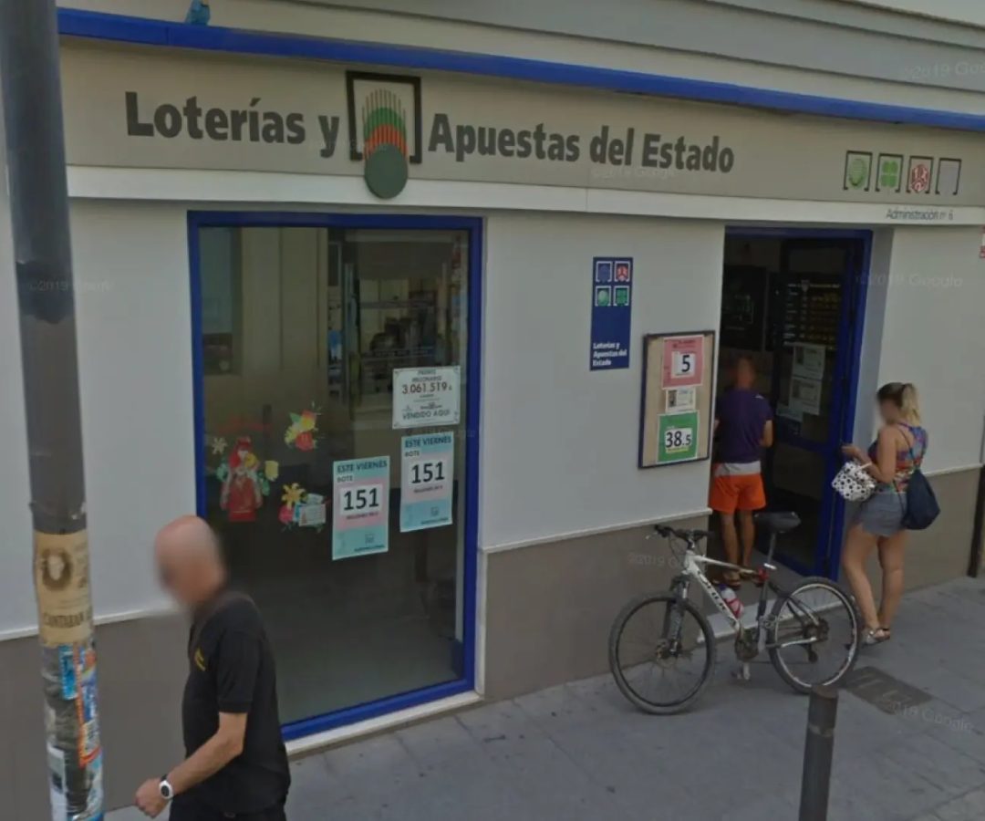 Administración de Loterías de Sanlúcar de Barrameda, Cádiz.GOOGLE STREET VIEW