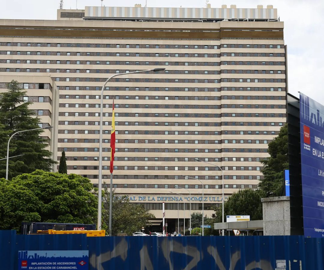 Fachada del Hospital Central de la Defensa Gómez Ulla.Rodrigo Jimenez