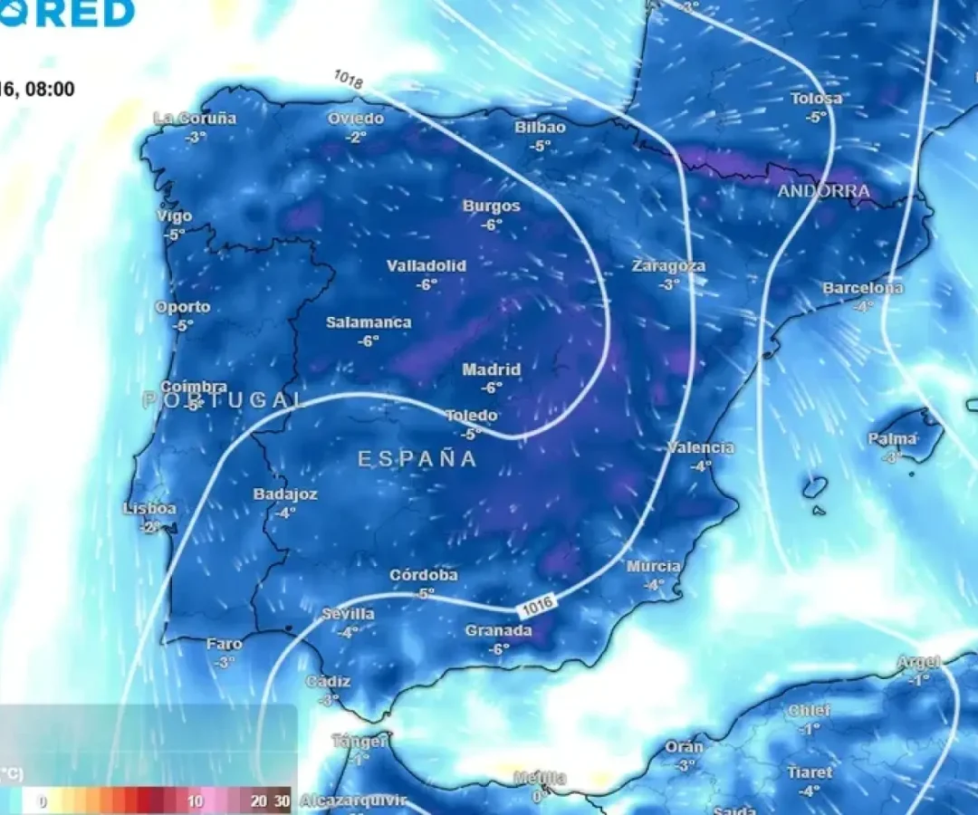 Vuelve el frío y la nieve a España en pleno mes de mayo.Meteored.