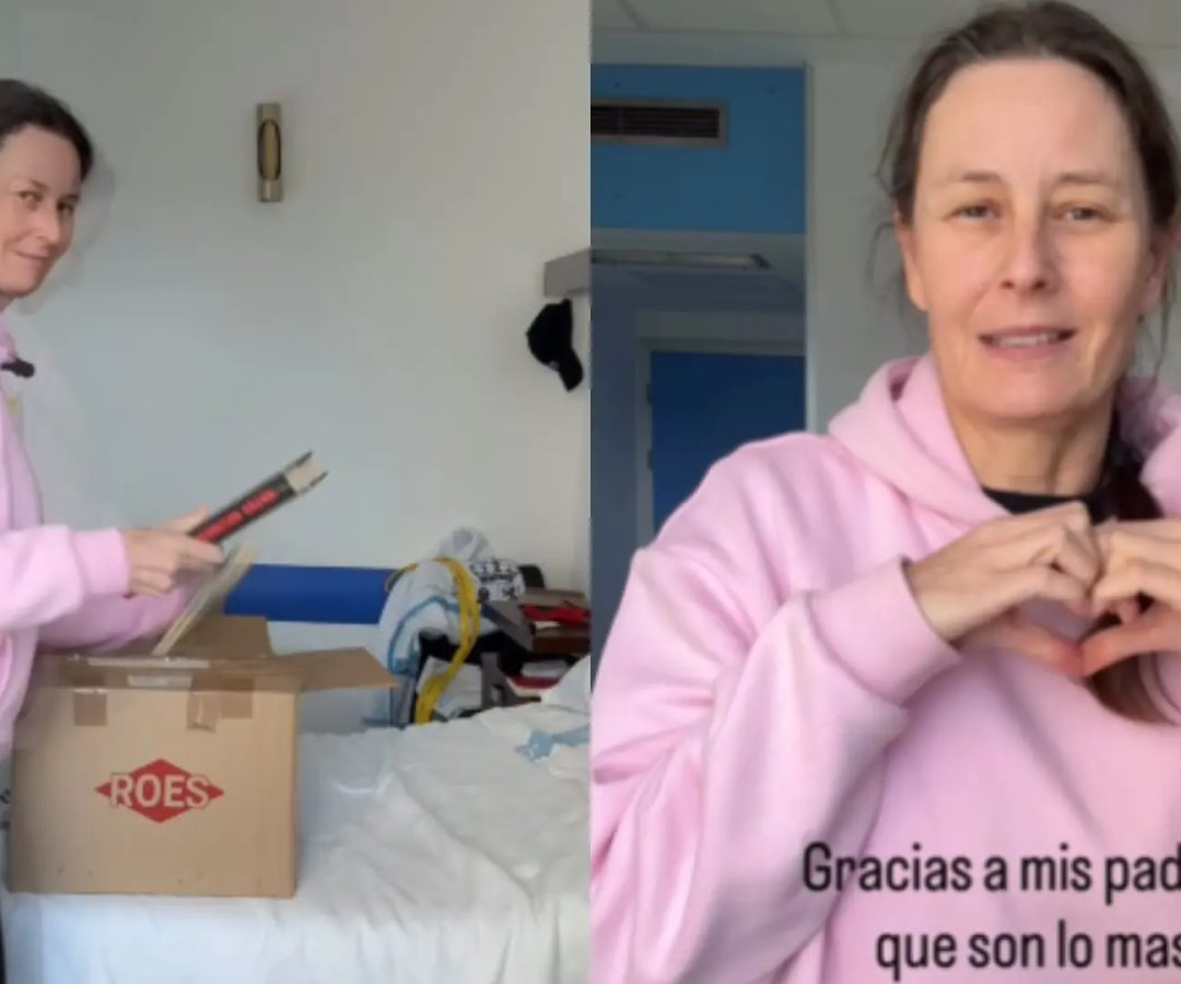 La oceanógrafa española Aitana Forcén en un vídeo compartido en redes sociales.INSTAGRAM