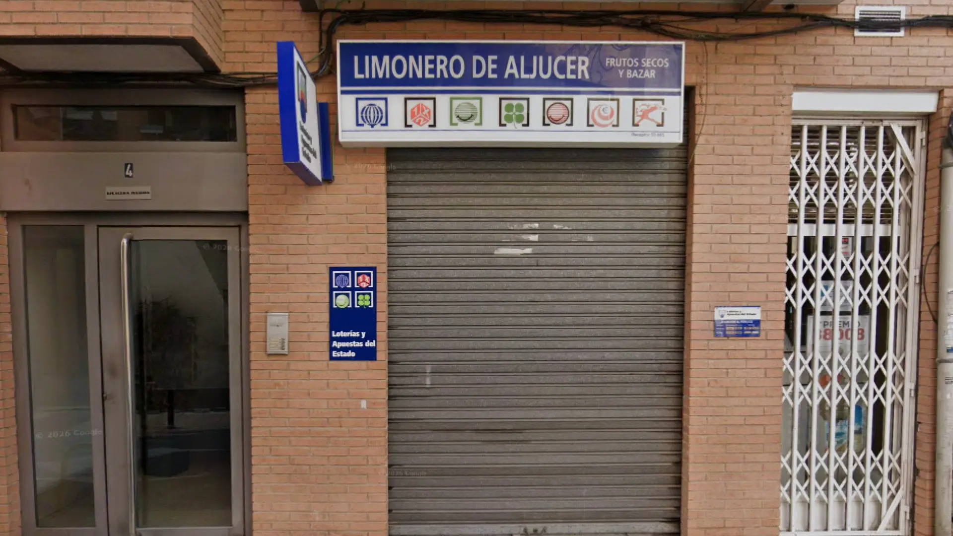 Administración donde ha sido validado el boleto en Aljucer.GOOGLE MAPS