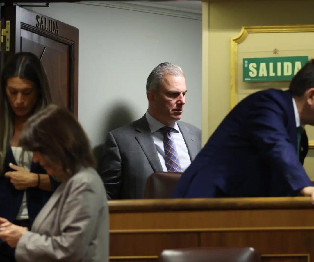 El portavoz de Vox en el ayuntamiento de Madrid, Javier Ortega-Smith.Alejandro Martinez Velez / Europa Press.