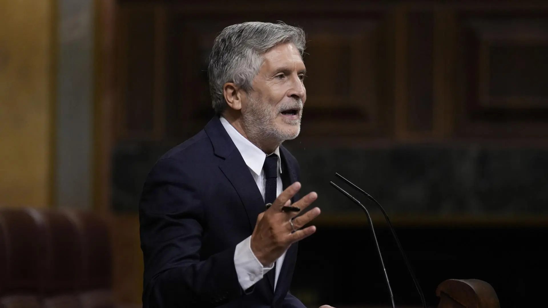 El ministro del Interior, Fernando Grande Marlaska.EFE