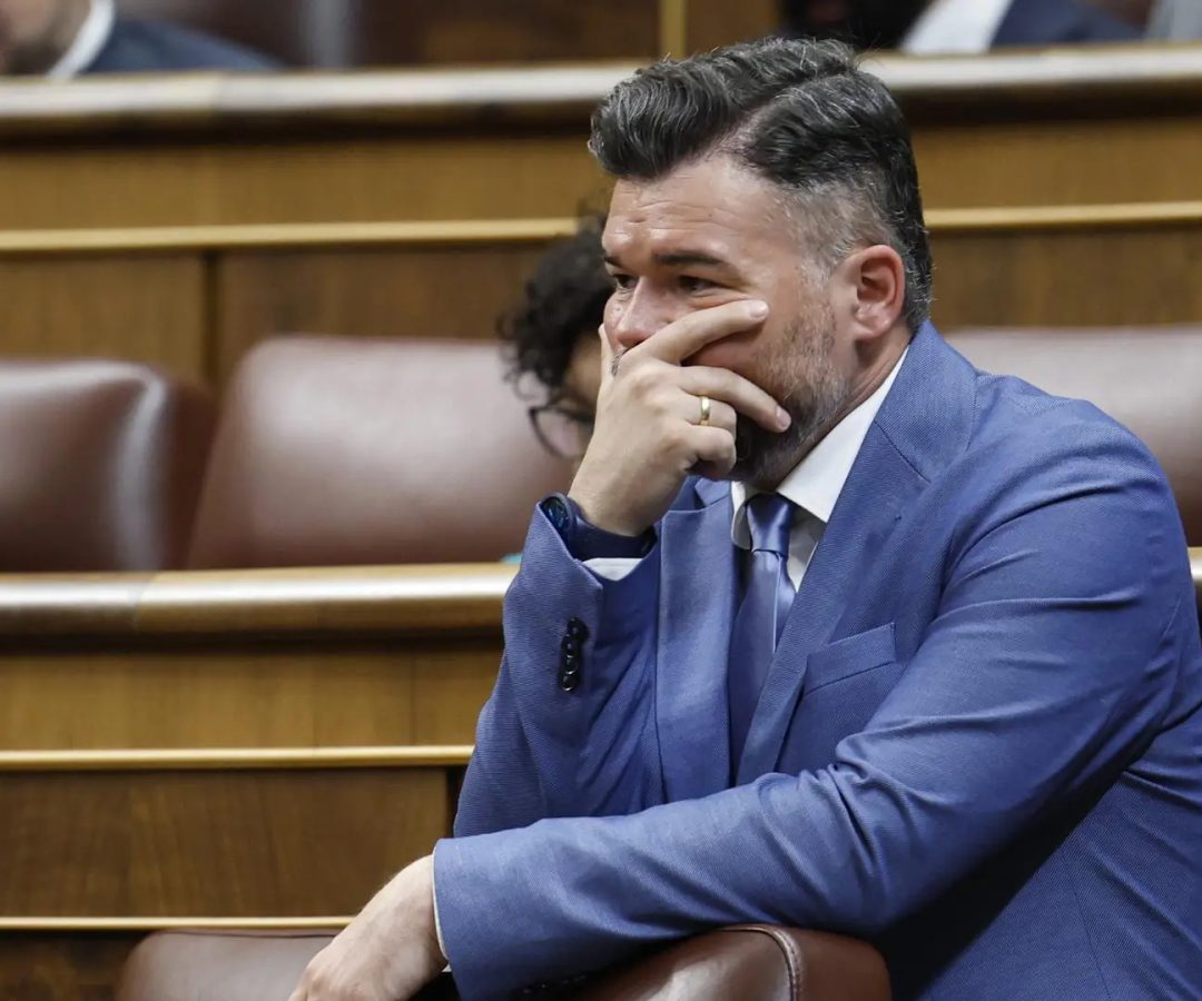 El portavoz parlamentario de ERC, Gabriel Rufián .Chema Moya