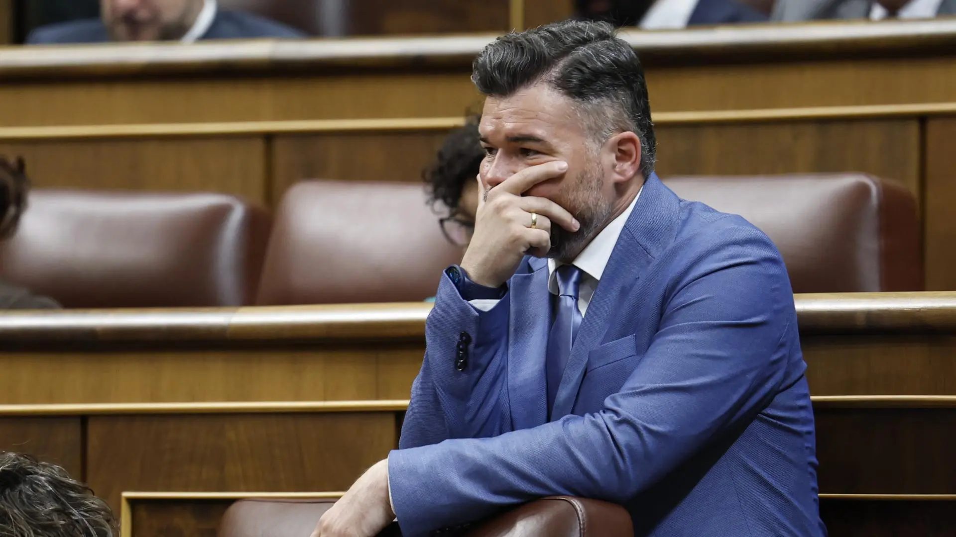 El portavoz parlamentario de ERC, Gabriel Rufián .Chema Moya