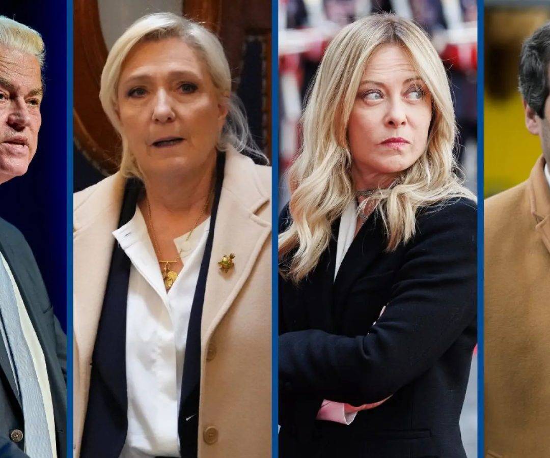 Wilders, Le Pen, Meloni, VenturaArchivo