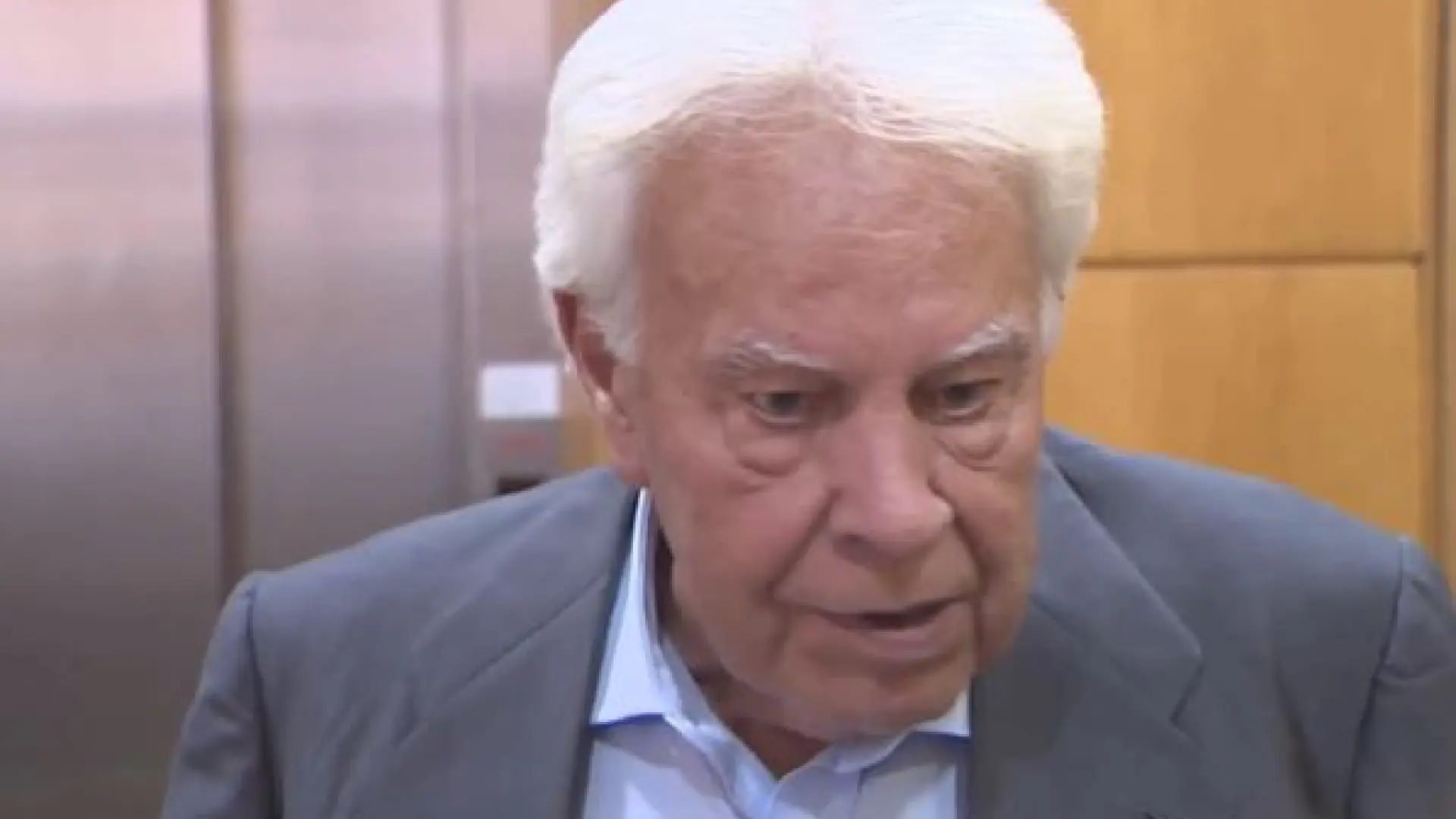 El expresidente del Gobierno Felipe González.TVE
