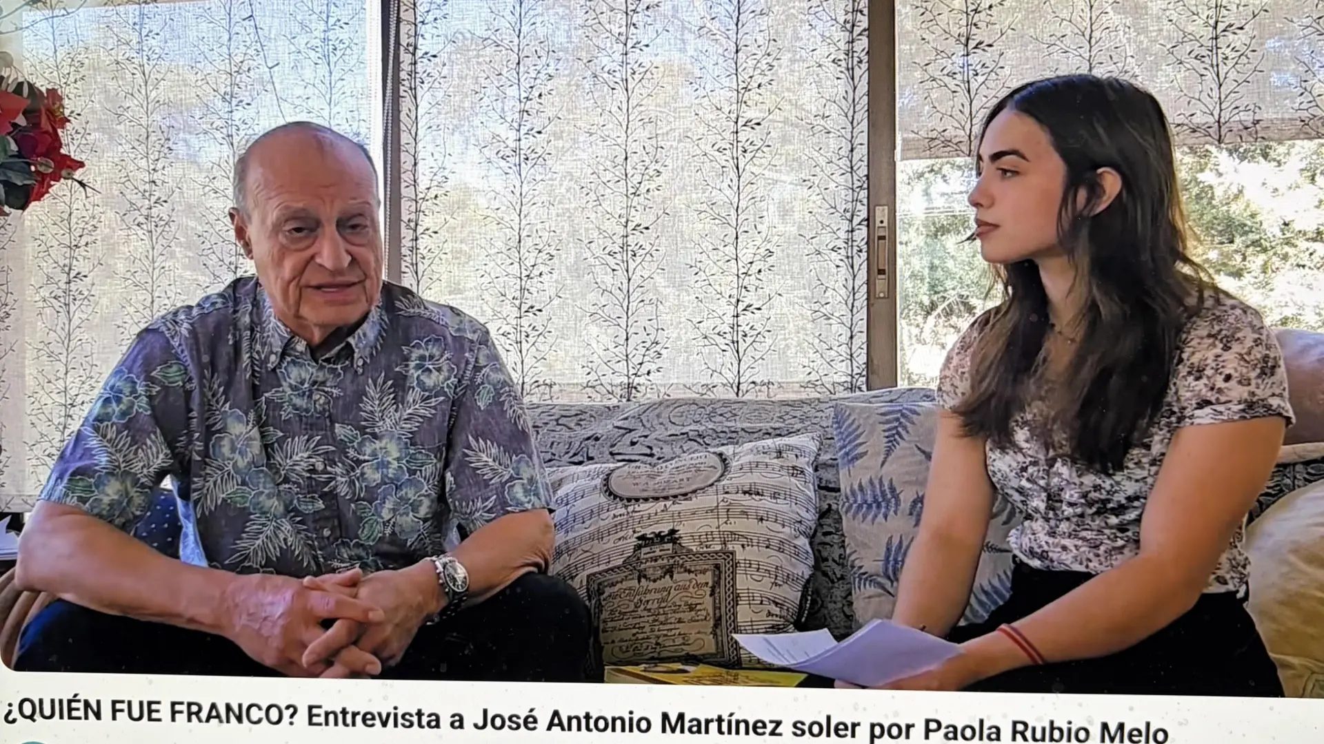 JAMS con Paola Rubio. Entrevista para la Facultad de Periodismo de la Universidad Complutense.jams