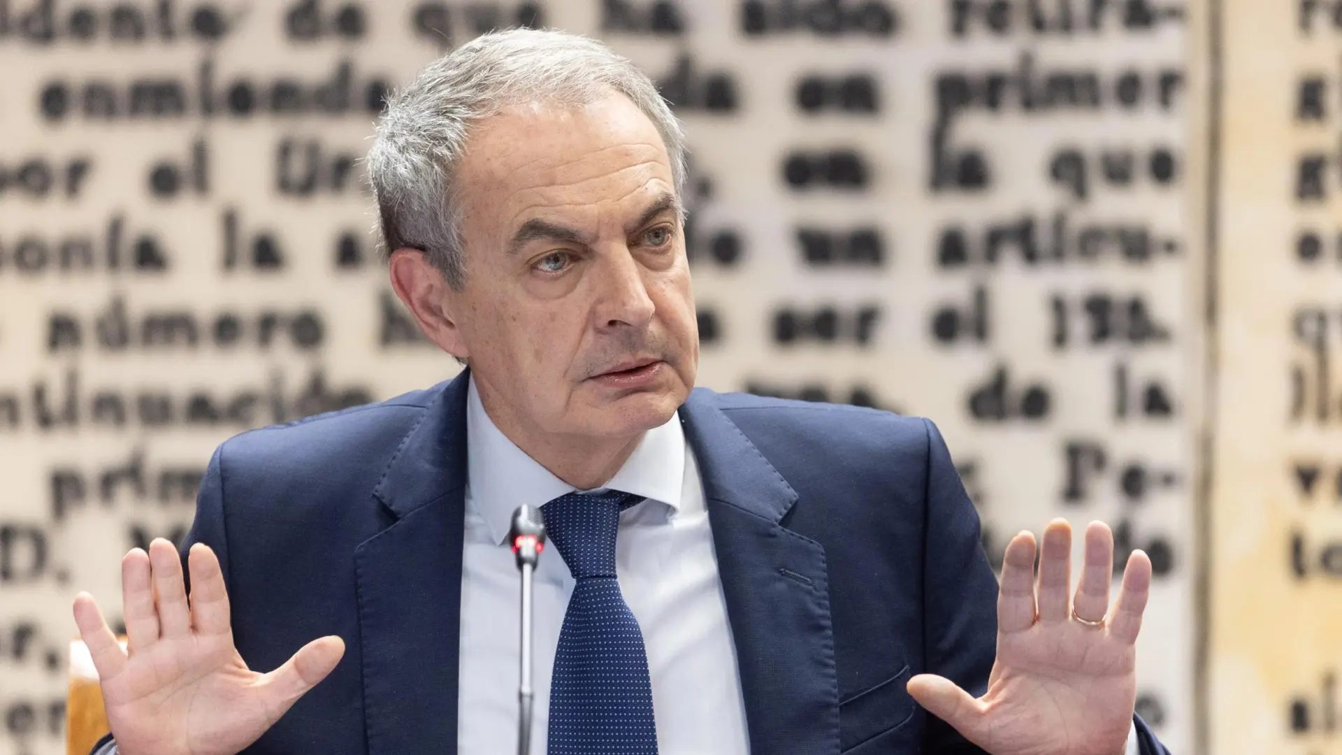 El expresidente del Gobierno José Luis Rodríguez Zapatero, ante la Comisión de Investigación sobre el caso Koldo en el Senado, el 2 de marzo de 2026.Europa Press