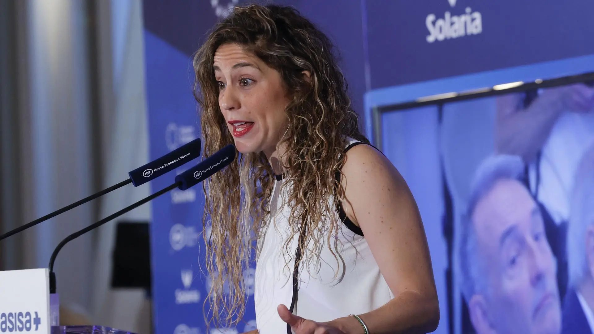 La coordinadora de Movimiento Sumar, Lara Hernández.ZIPI