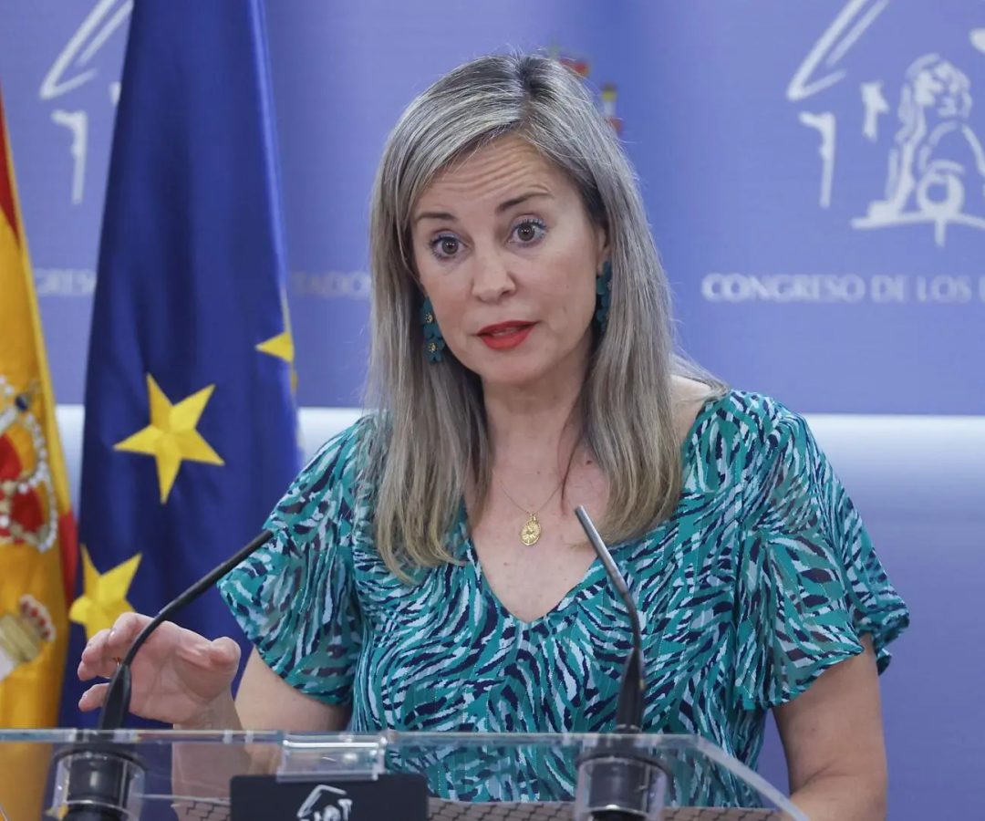 La portavoz de Sumar, Verónica Martínez.EFE
