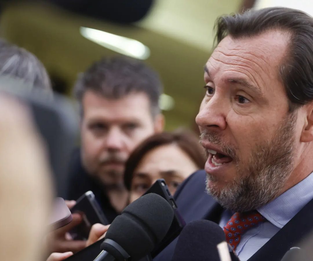 El ministro de Transportes, Óscar Puente, este jueves.Javier Lizón
