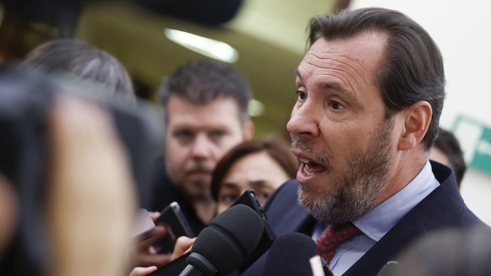 El ministro de Transportes, Óscar Puente, este jueves.Javier Lizón