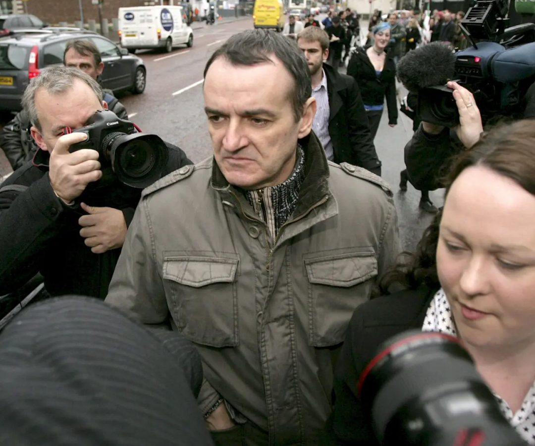 Imagen de archivo de José Ignacio de Juana Chaos llegando a un tribunal de Belfast en 2008.PAULMCERLANE PHOTOGRAPHY