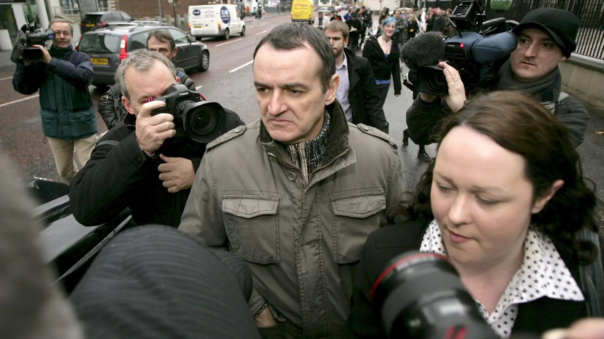 Imagen de archivo de José Ignacio de Juana Chaos llegando a un tribunal de Belfast en 2008.PAULMCERLANE PHOTOGRAPHY