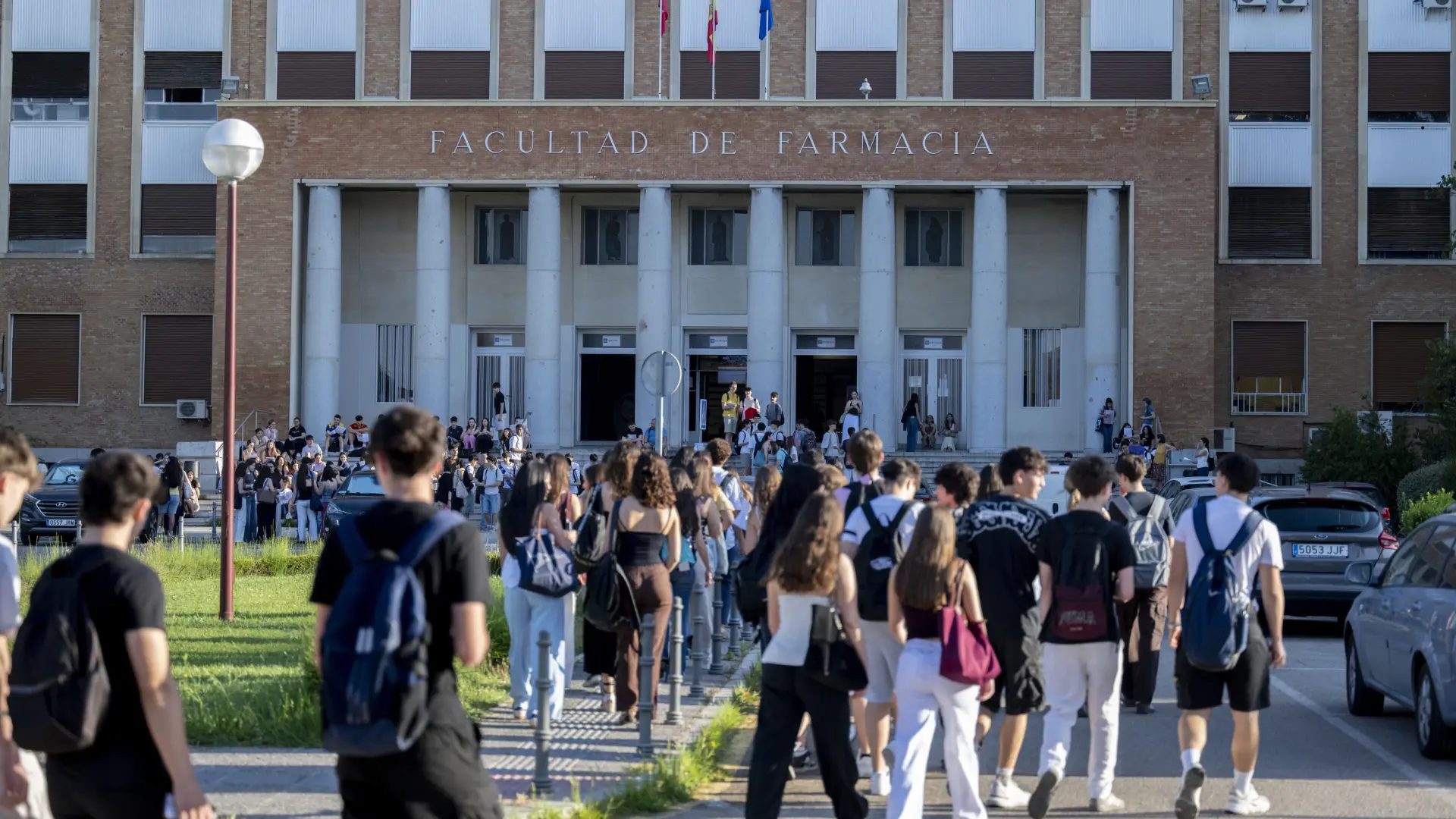 Alumnos en la Universidad Complutense de Madrid.EP