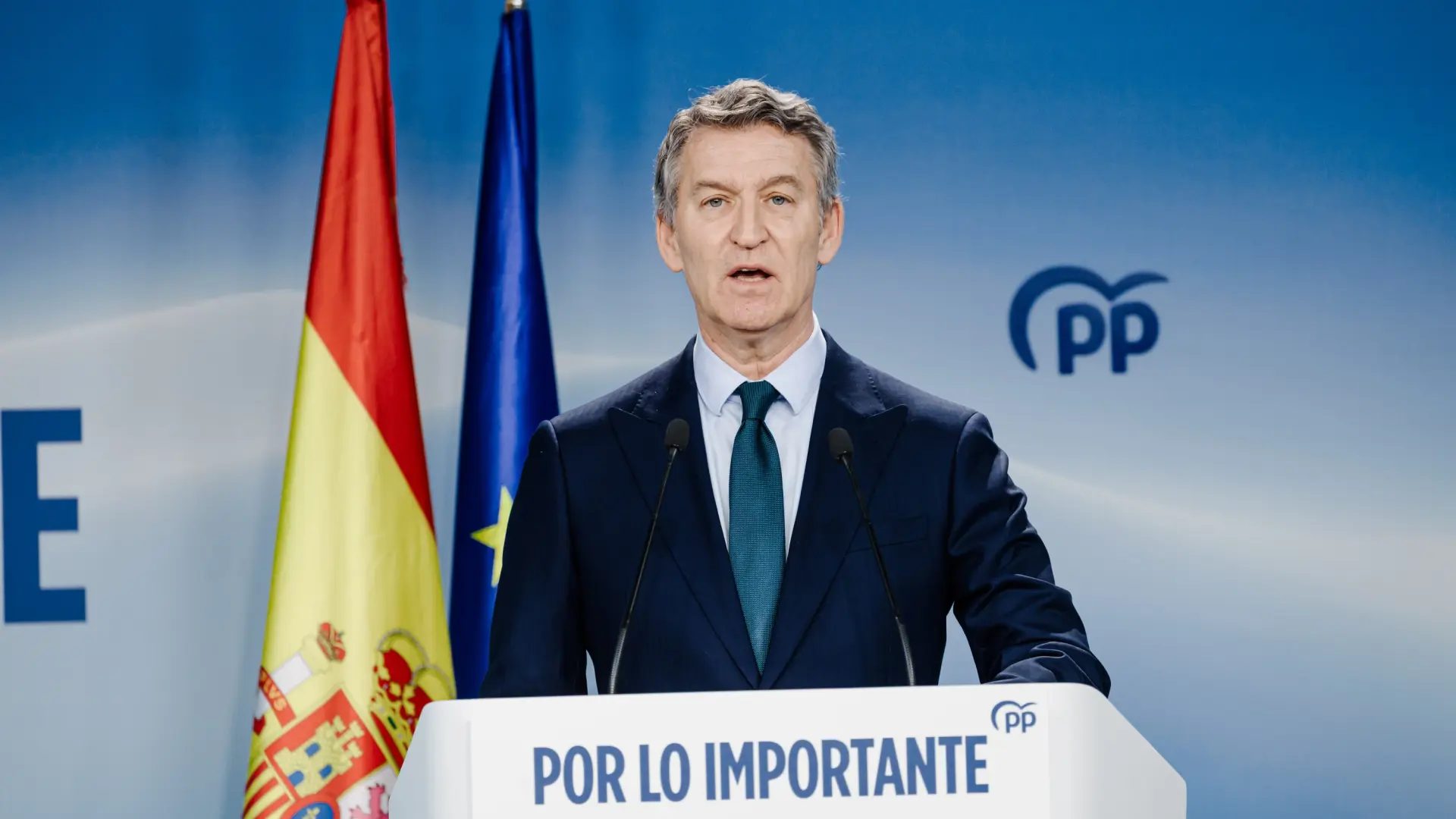 El presidente del Partido Popular, Alberto Núñez Feijóo.Carlos Lujan / Europa Press