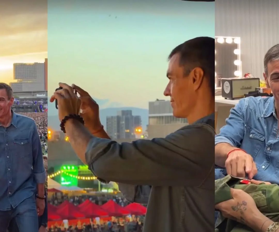 Algunas de las imágenes compartidas por Pedro Sánchez tras acudir al Primavera Sound.INSTAGRAM