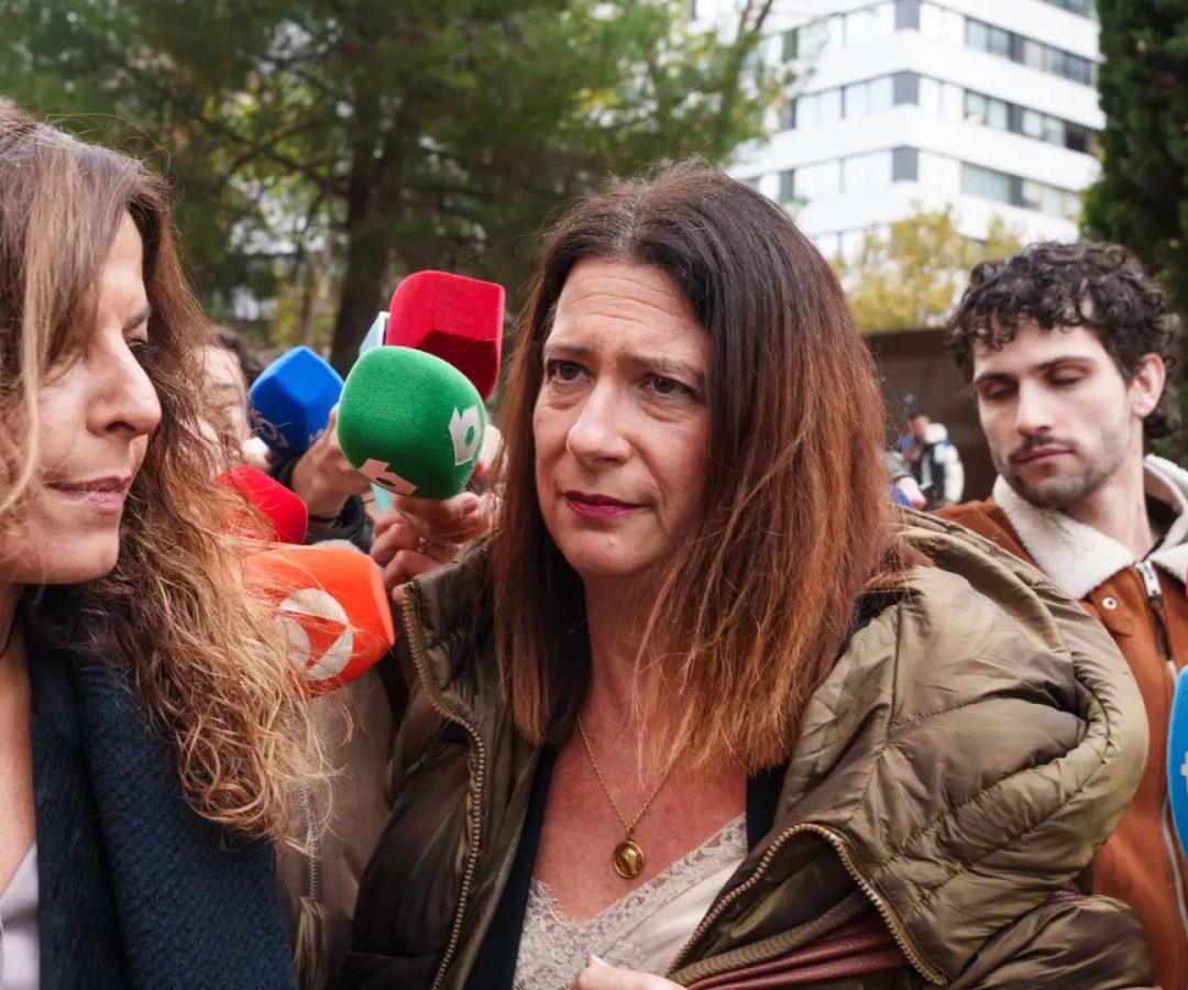 Leire Díez a su llegada a los juzgados de Plaza de Castilla para declarar por el caso ‘Leire Díez'.EUROPA PRESS