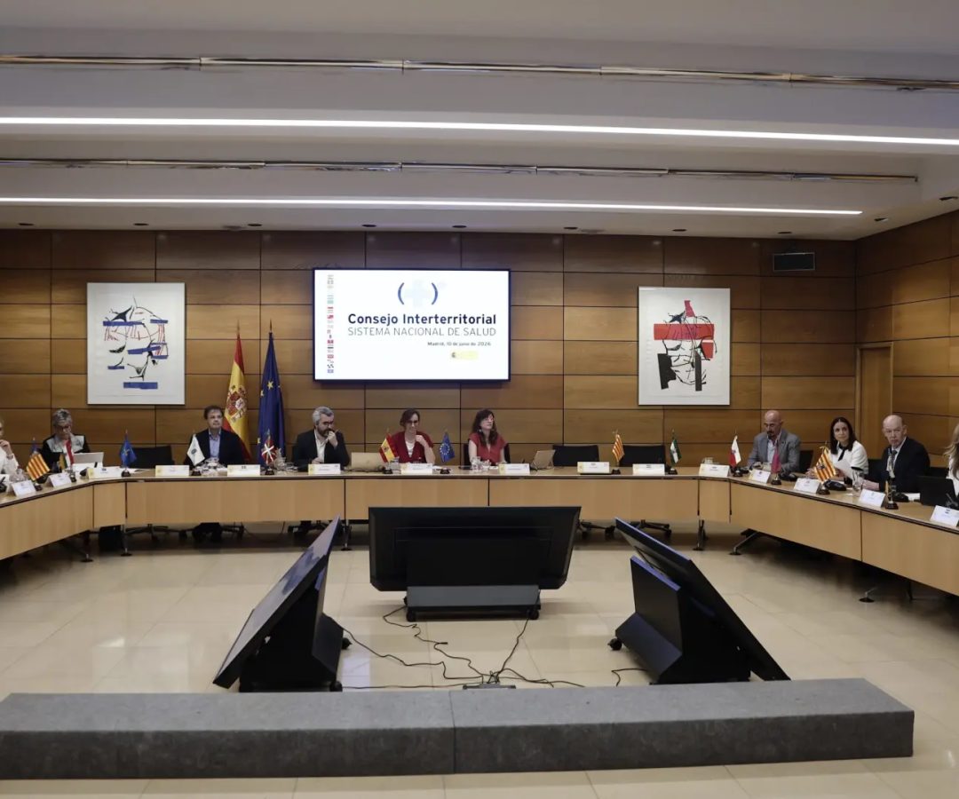 La ministra de Sanidad, Mónica García, preside la reunión del Consejo Interterritorial del Sistema Nacional de Salud (CISNS), este miércoles en Madrid.EFE