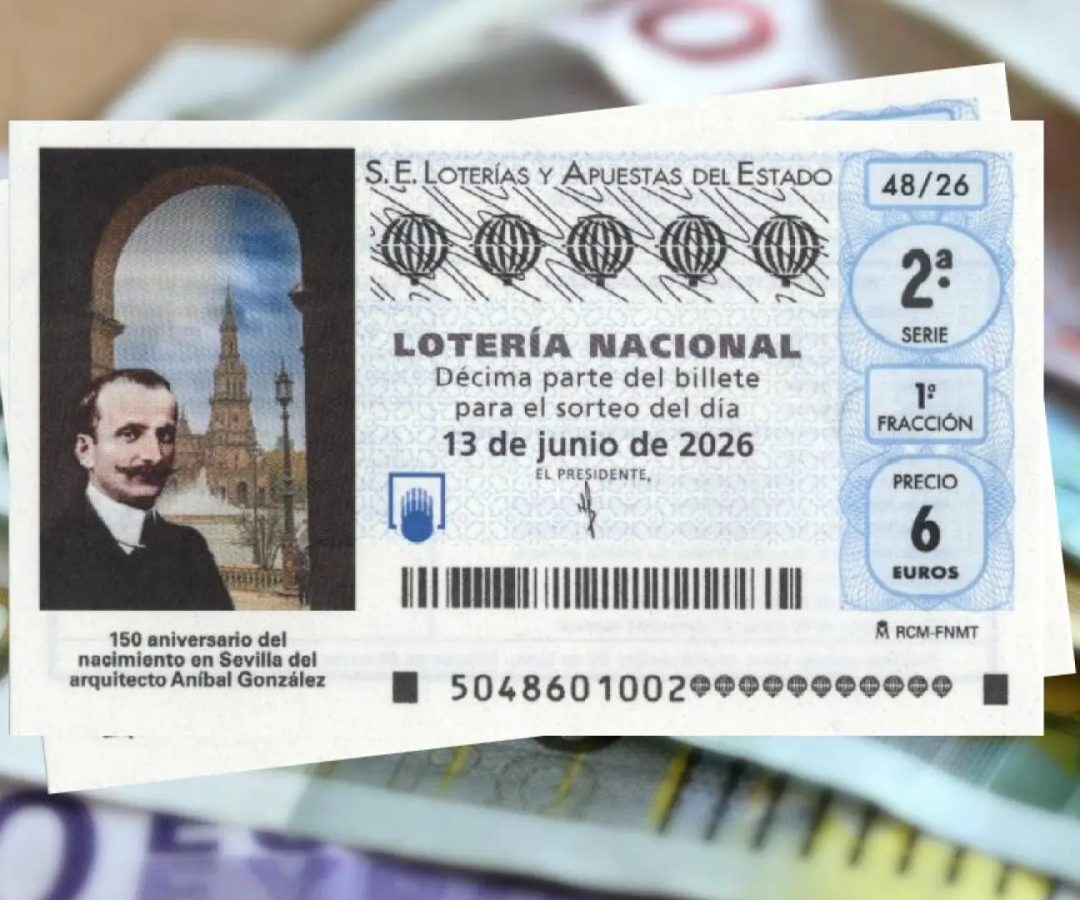 Cartela del sorteo de la Lotería Nacional de hoy sábado 13 de junio.20MINUTOS / LOTERIAS Y APUESTAS DEL ESTADO