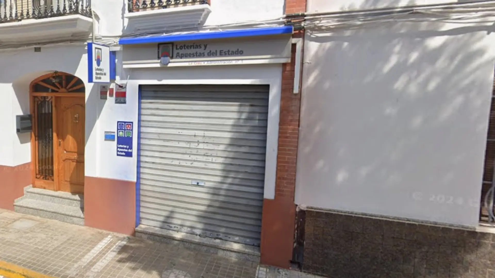 Administración de Loterías de La Pobla de Farnals, Valencia.GOOGLE STREET VIEW