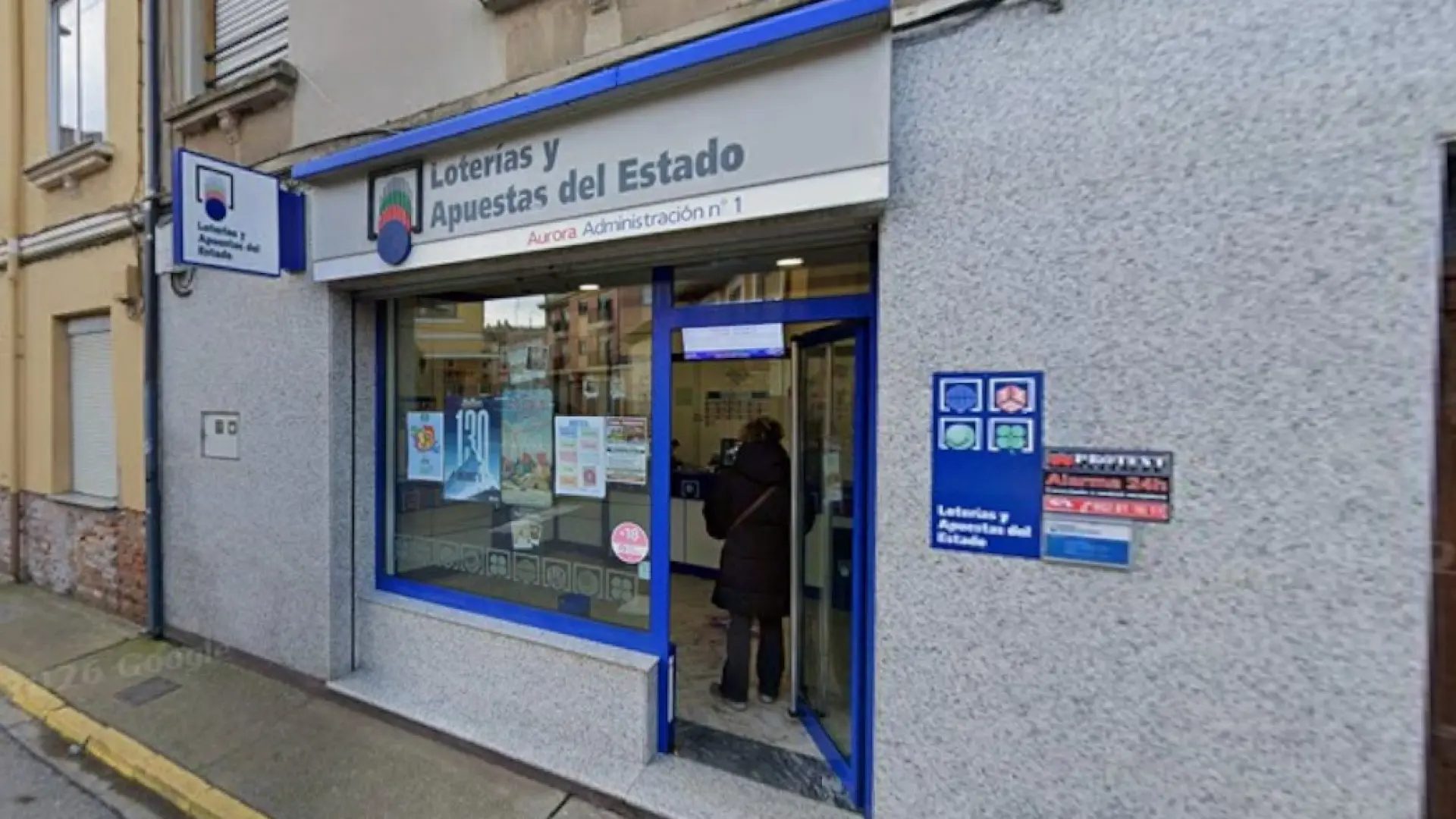 Administración de Loterías de Santa María del Páramo, León.GOOGLE STREET VIEW