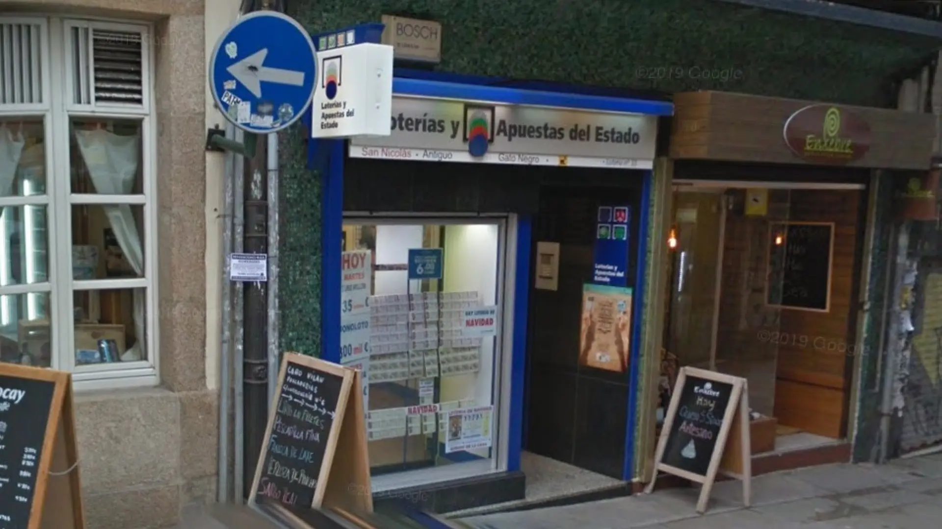 Administración de Loterías de A Coruña.GOOGLE STREET VIEW