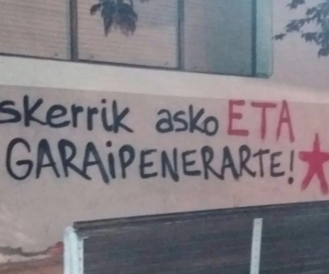 Pintadas de apoyo a ETA&nbsp;Archivo