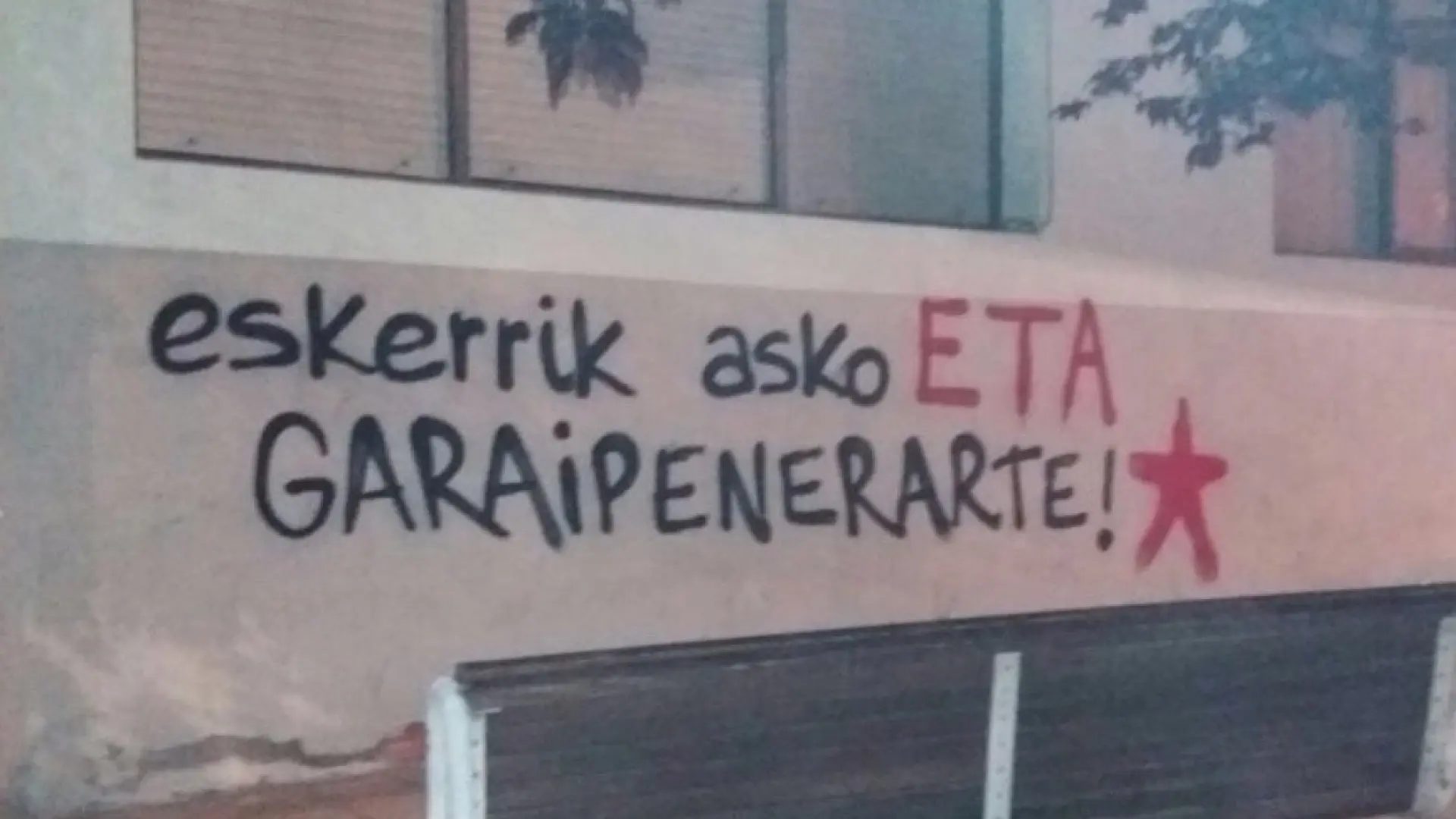 Pintadas de apoyo a ETA&nbsp;Archivo