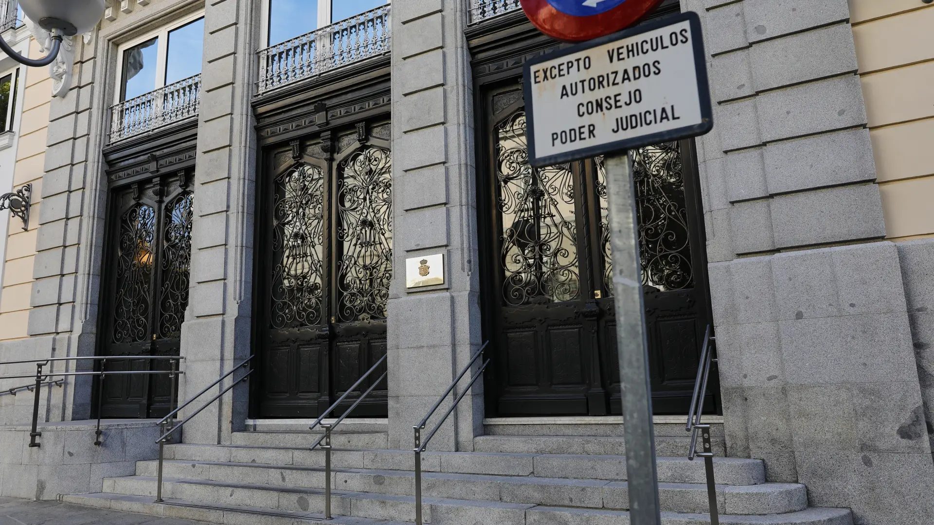 Entrada al edificio del Consejo General del Poder Judicial (CGPJ).Jesus Hellin
