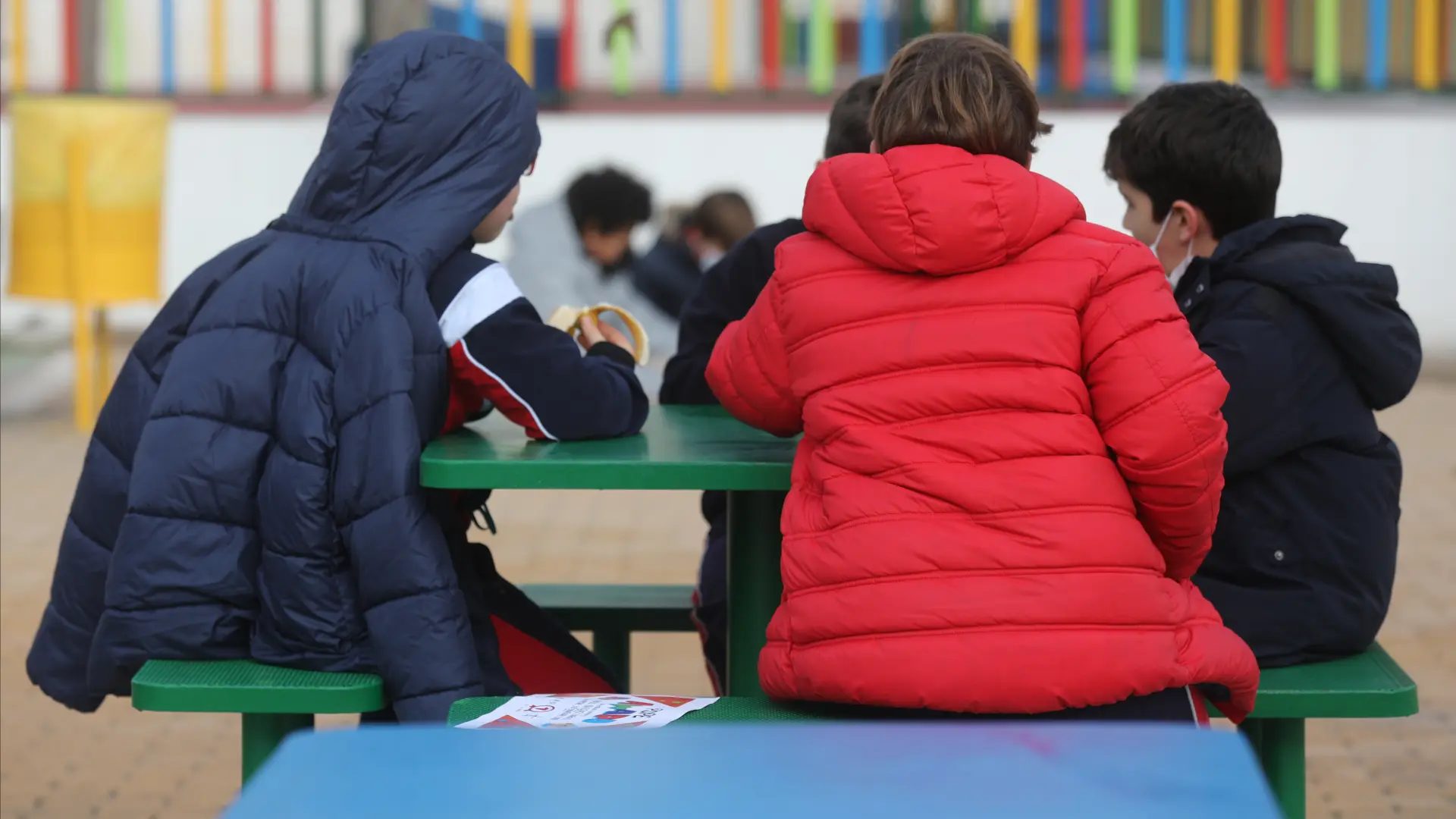 Niños jugando en el recreo del colegio, en una imagen de archivo.ISABEL INFANTES
