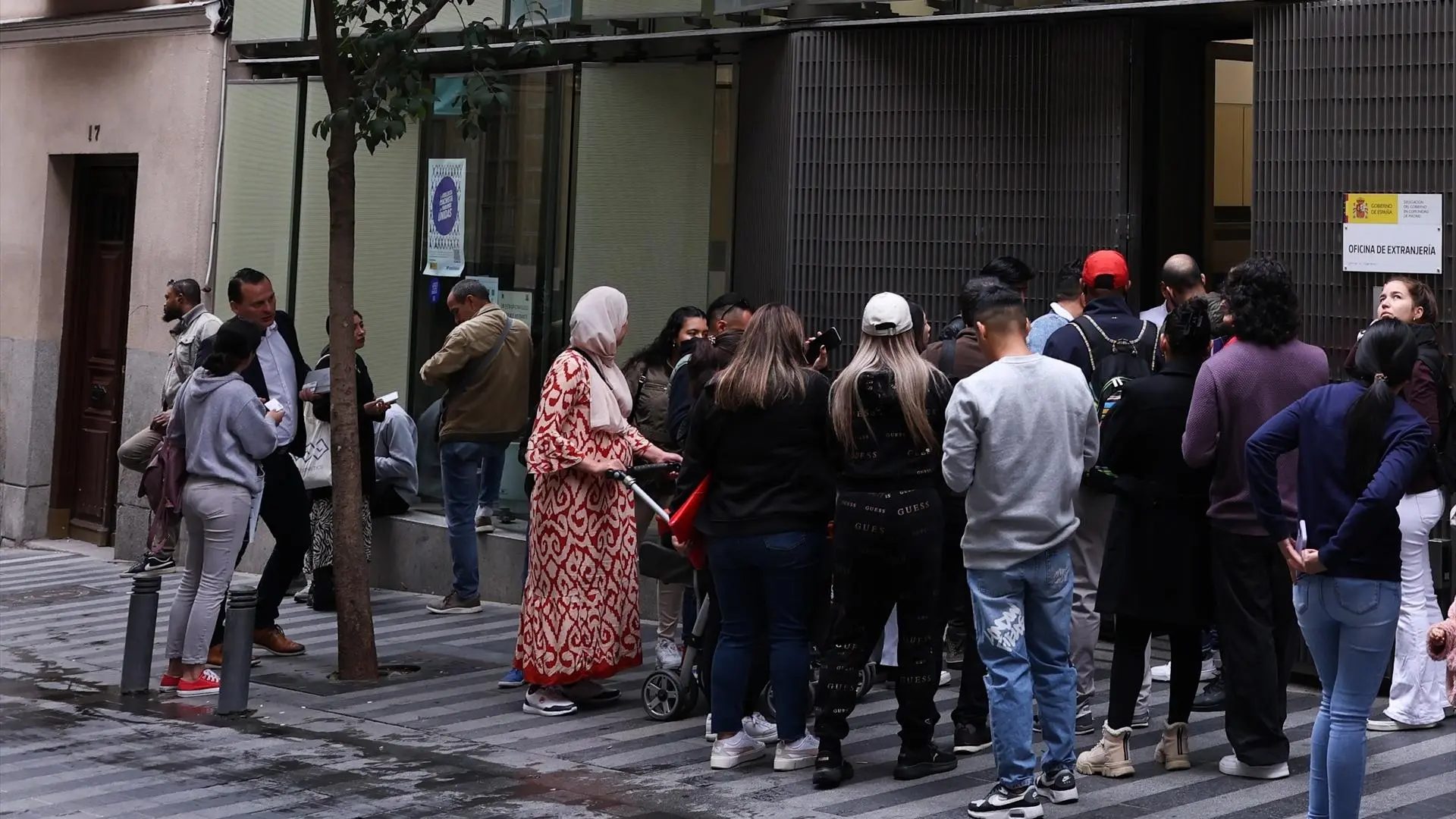 Oficina de extranjería, a 14 de octubre de 2024, en Madrid (España).Europa Press / Europa Press