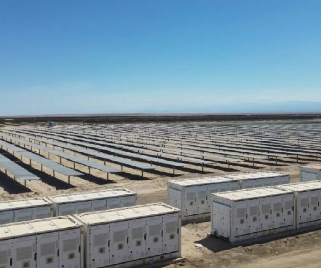 Planta fotovoltaica con almacenamiento en Chile.EFE